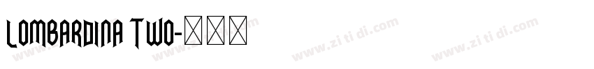 Lombardina Two字体转换